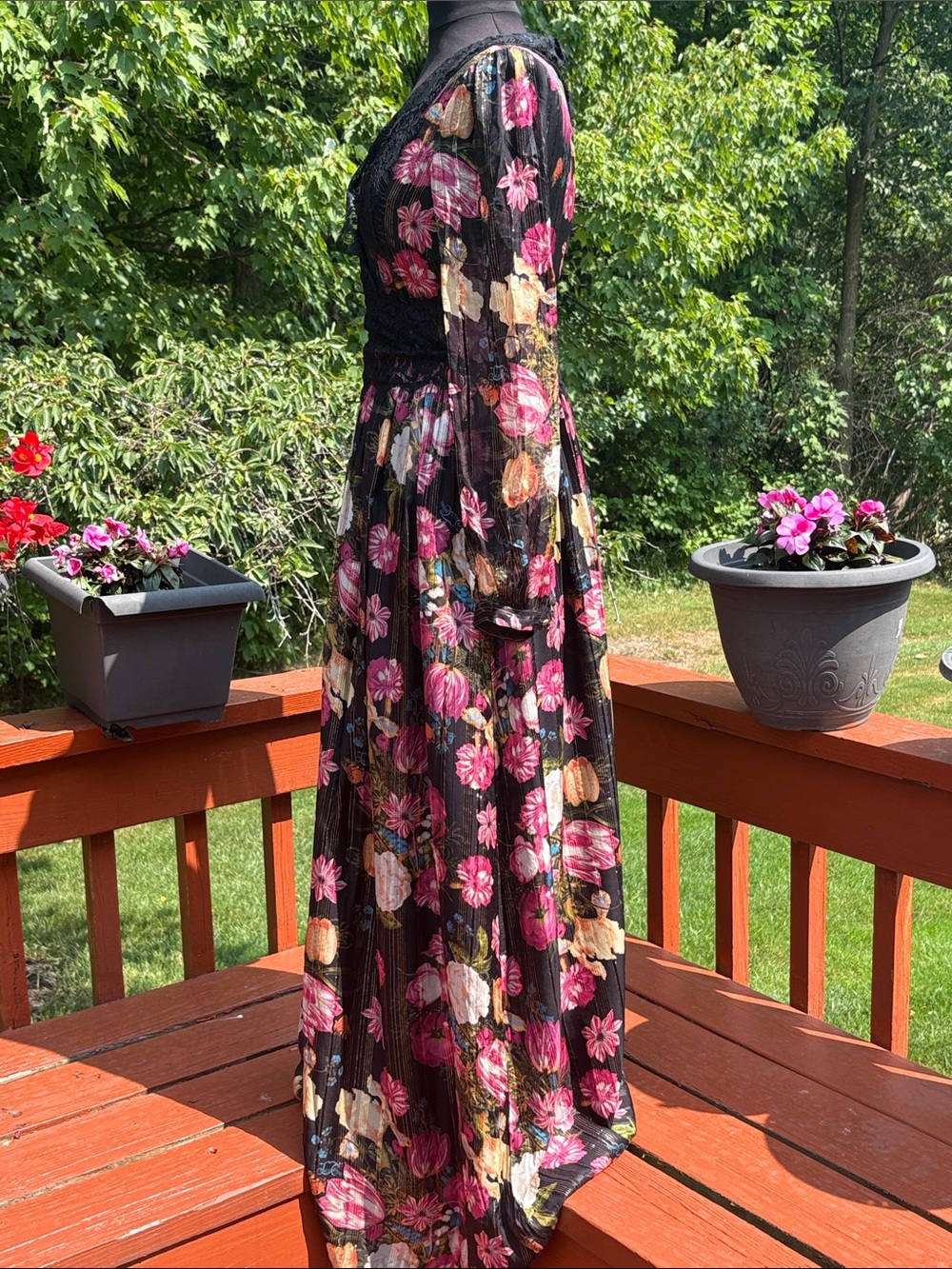 NWOT Juicy couture black label Maxi dress - Picture 2 of 11